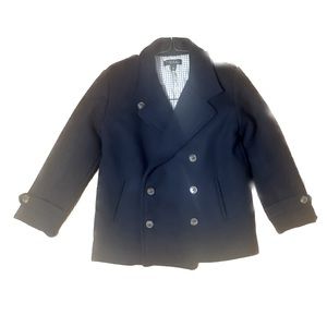 Classic Navy Kids Pea Coat